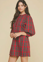 Plaid Button Down Dress