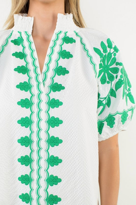 Kelly Textured Top