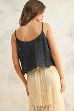Crochet Knitted Top
