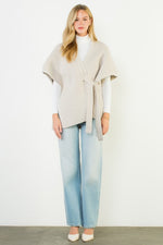 Sleeveless Knitted Cardigan