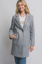 Notched Lapel Coat