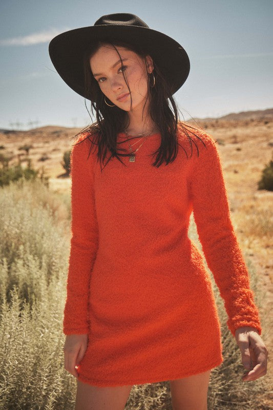 Dylan Fuzzy Sweater Dress