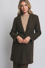 Notched Lapel Coat