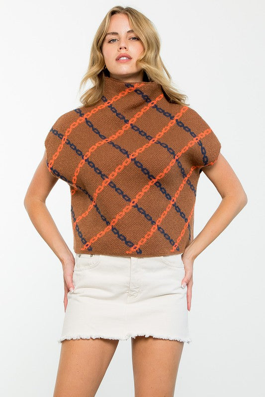 Chain Print Vest