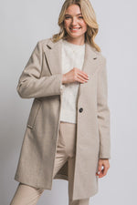 Notched Lapel Coat