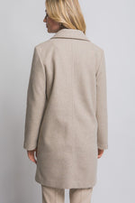 Notched Lapel Coat