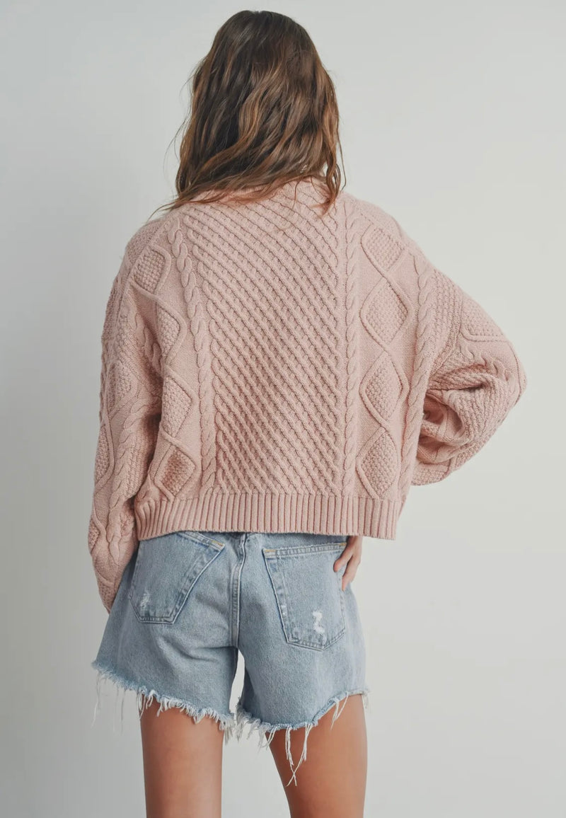 Fall Cable Knit Sweater