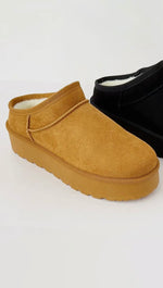 Ankle Platform Sherpa Shoe