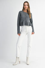 Peplum Cardigan