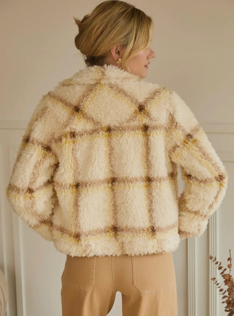 Sherpa Plaid Shacket