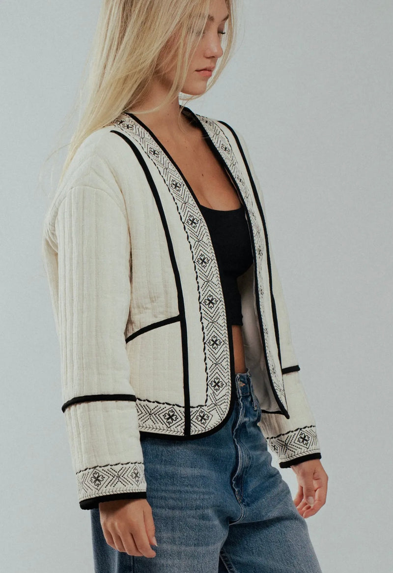 Boho Embroidered Jacket