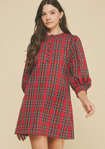Plaid Button Down Dress