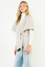 Sleeveless Knitted Cardigan
