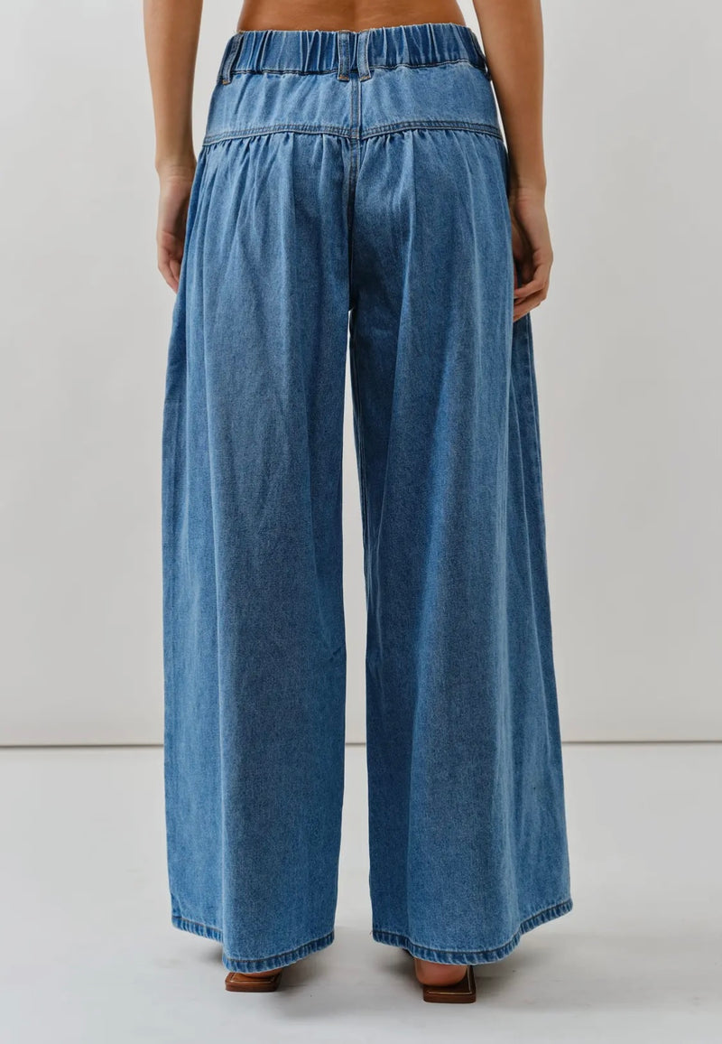 Front Button Down Flare Jeans
