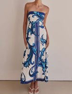 Boho Bandeau Maxi Dress