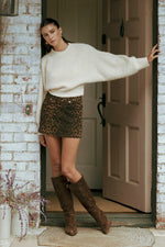 Chunky Ribbed Knit Sweater