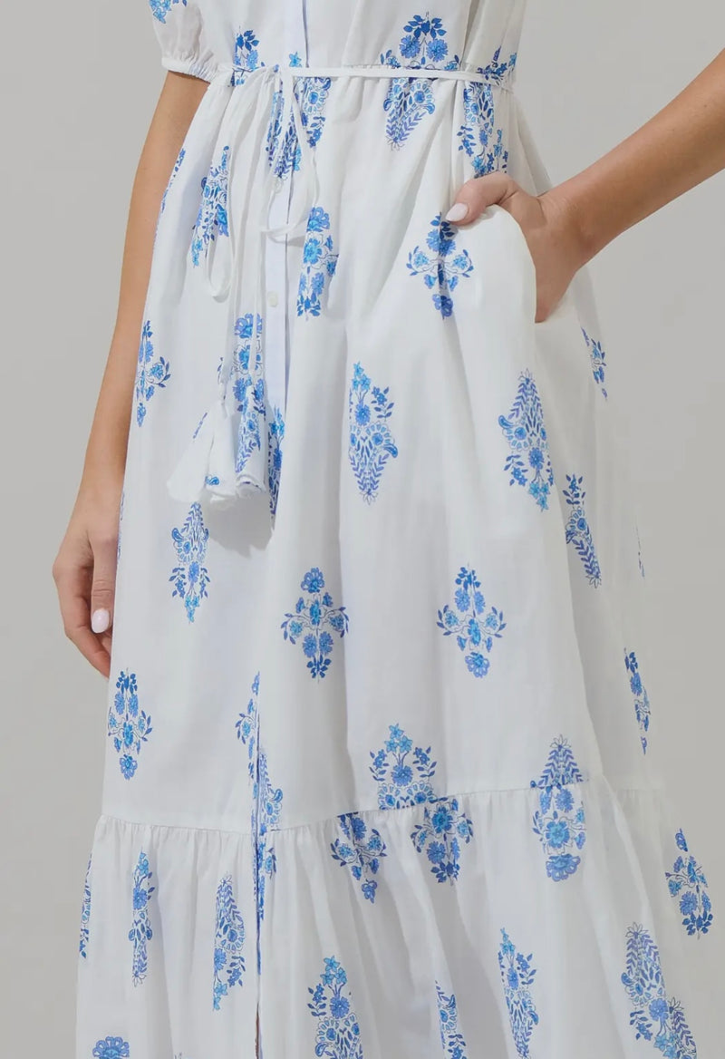 Yila Floral Midi Dress