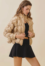 Light Weight Quilted Puffer Jacket
