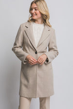 Notched Lapel Coat