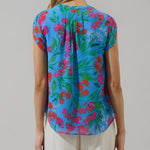 Finy Floral Souris Pleated Blouse