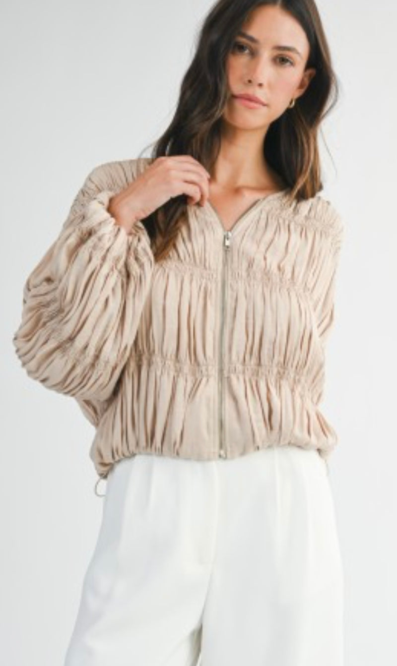 Pleated Jacket