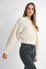 Chunky Ribbed Knit Sweater