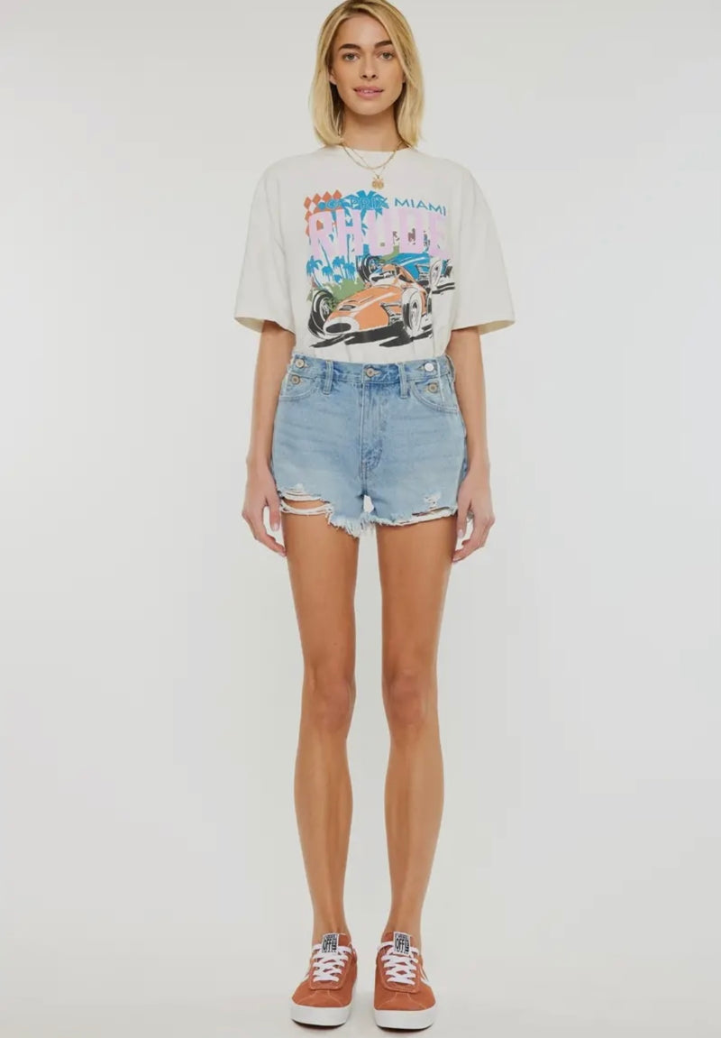 Fly Denim Shorts