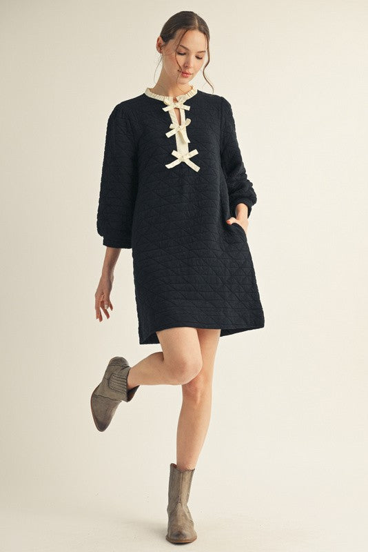 Bow Shift Dress