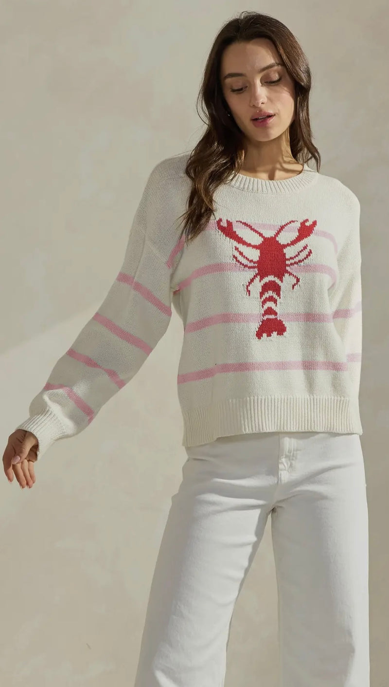 Striped Lobster Sweater