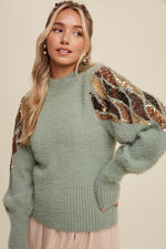 Sequin Knit Sweater