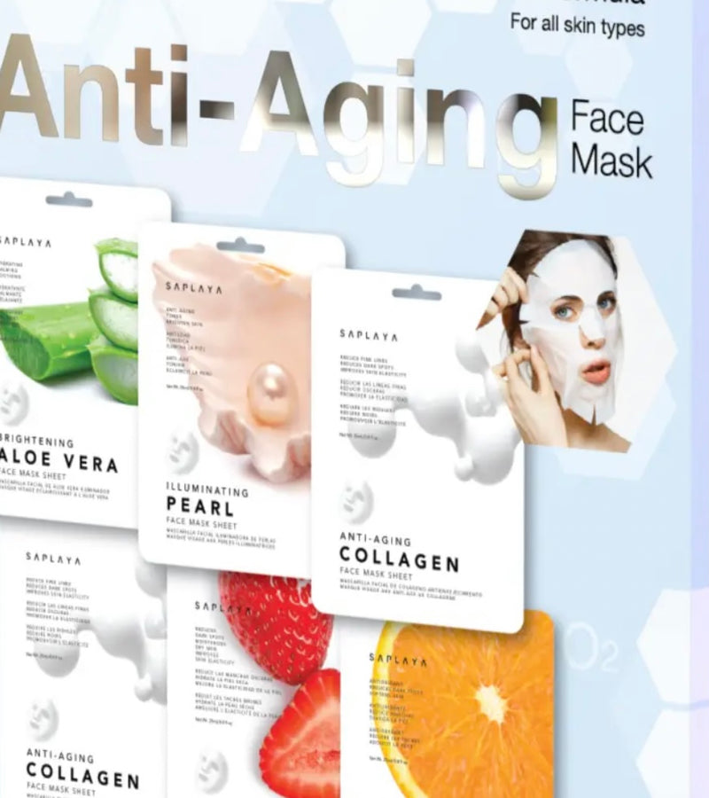 Anti-Aging Face Mask - 6pk
