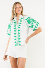 Kelly Textured Top