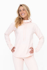 Active Hoodie Top with Thumbholes