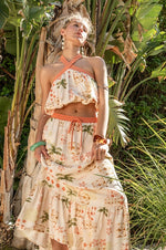 Printed Halter Top