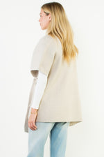 Sleeveless Knitted Cardigan