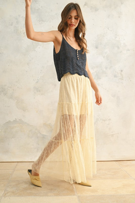 Crochet Knitted Top