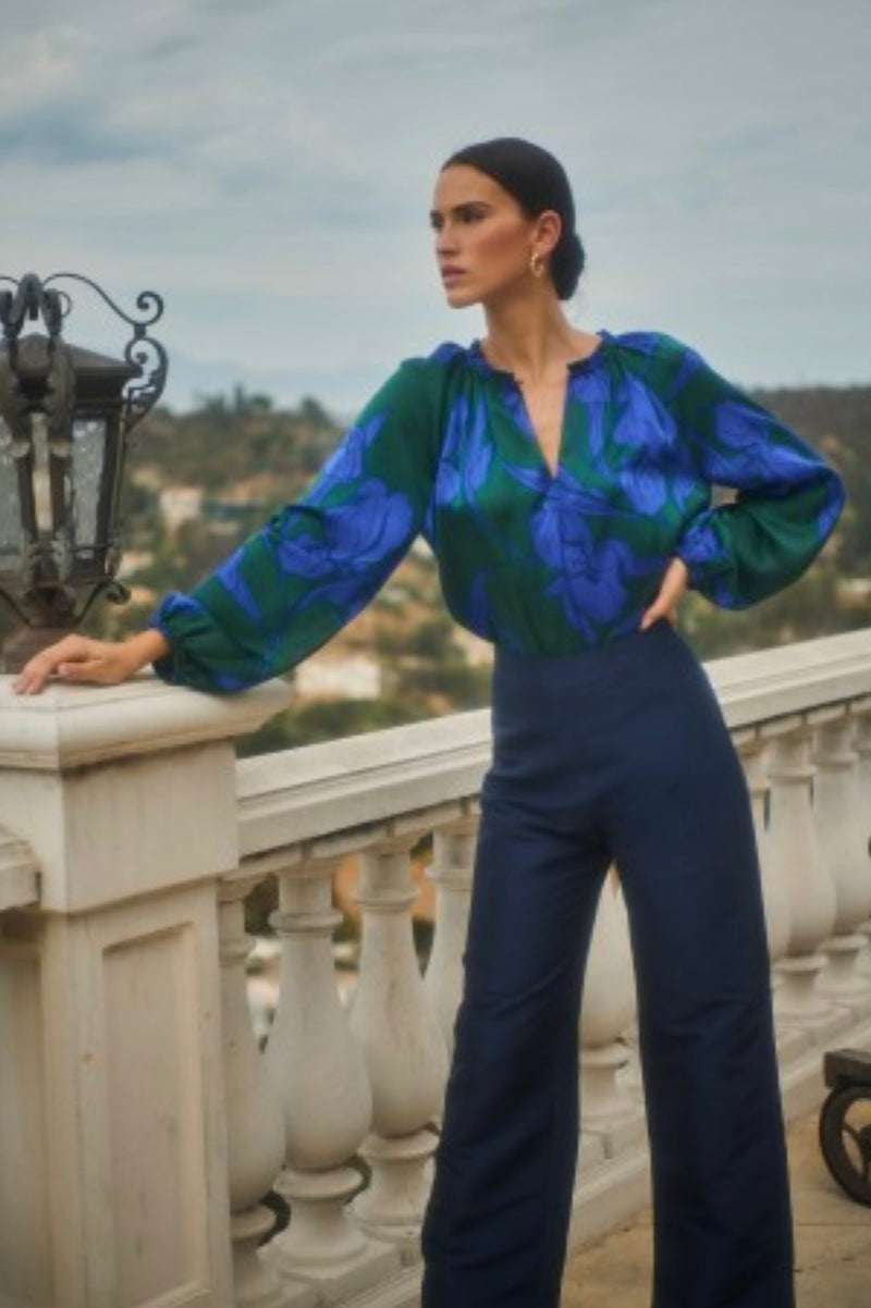 Busbee Satin Blouse
