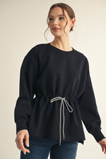 Drawstring Waist Top