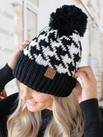 CC Houndstooth Beanie