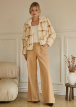 Sherpa Plaid Shacket