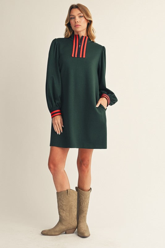 Zip Up Dress