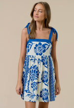 Shoulder Tie Mini Dress