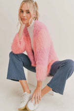 Layla Fuzzy Cardigan