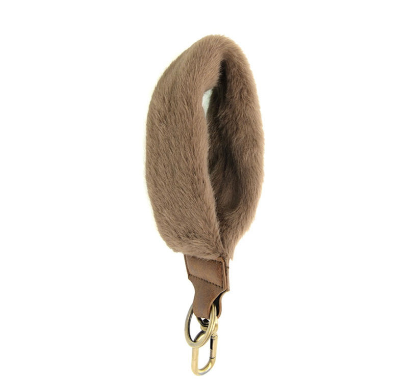 Faux Fur Keychain