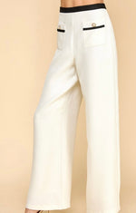 White Tweed Pants