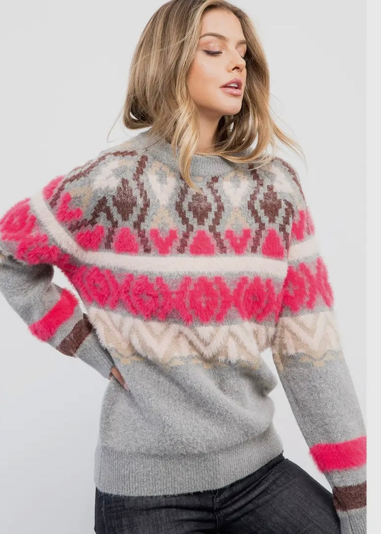 Mohair Knit Sweater