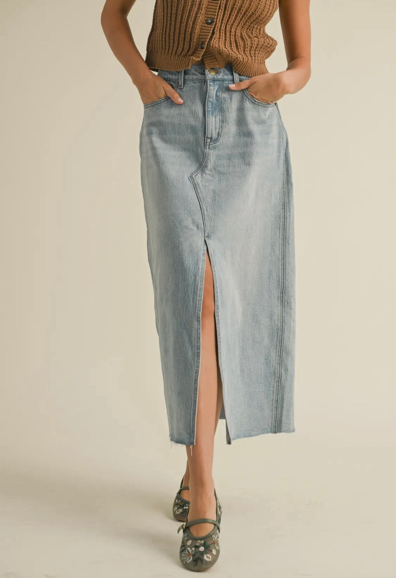 Ashley Denim Skirt