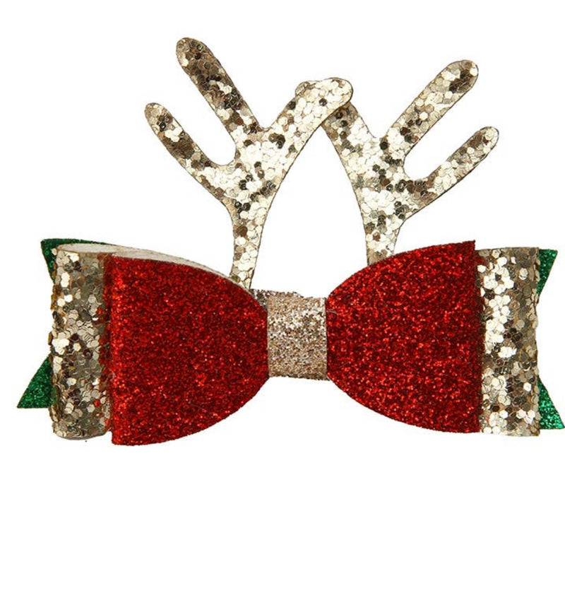 Red Reindeer Bow