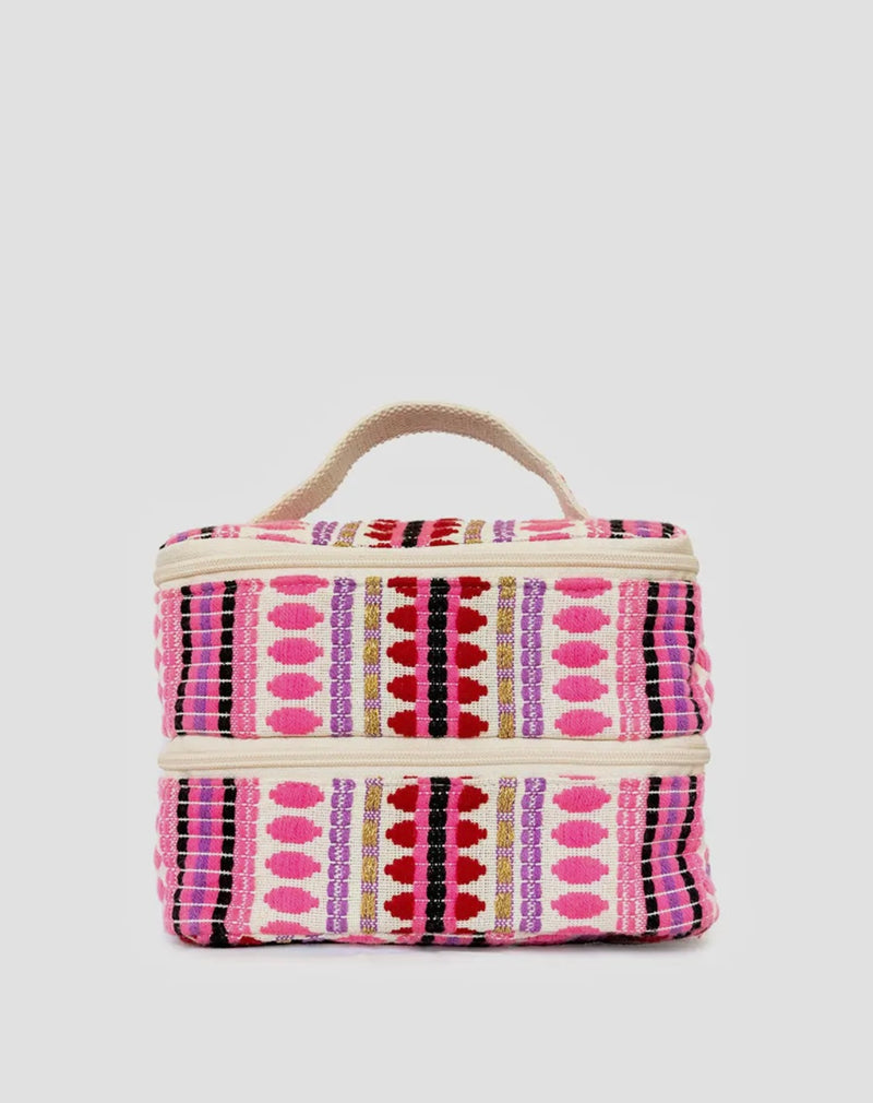 Zayla Dual Zip Cosmetic Case