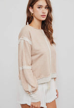 Open Shoulder Knit Top